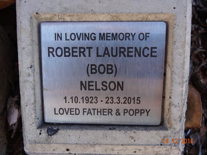 Robert Lawrence NELSON gravestone