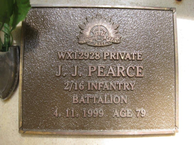 Joseph James PEARCE gravestone