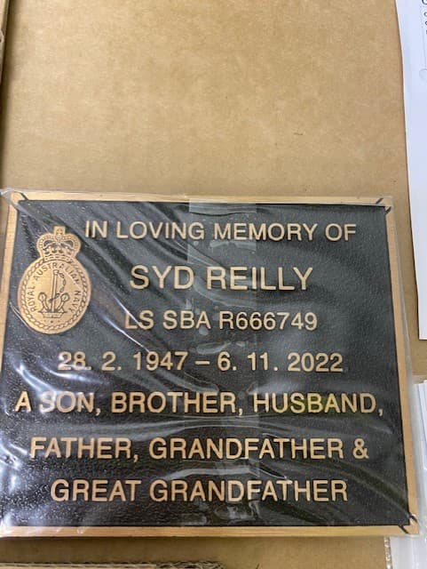 Francis Sydney "Syd" REILLY gravestone