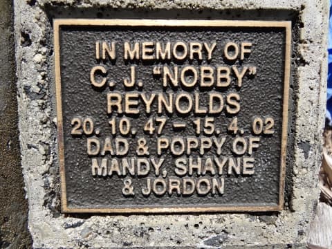Cyril Joseph "Nobby" REYNOLDS gravestone