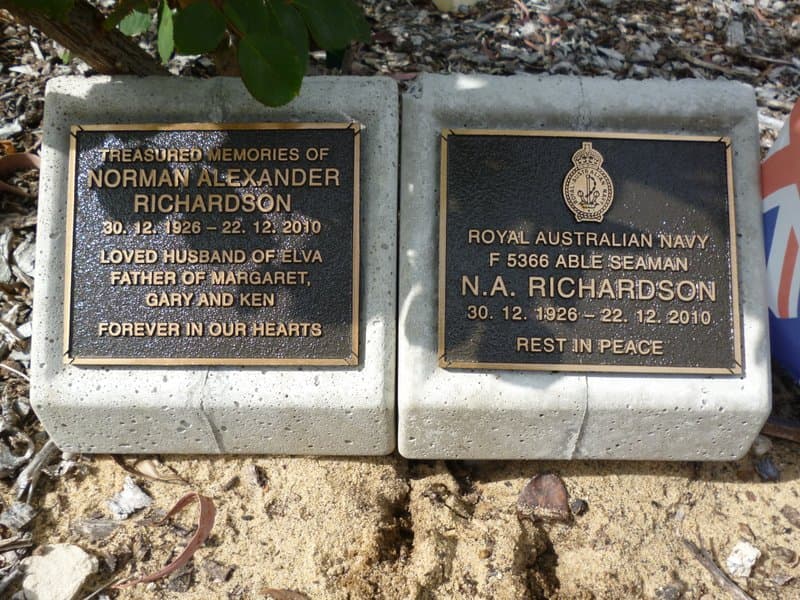Norman Alexander RICHARDSON gravestone