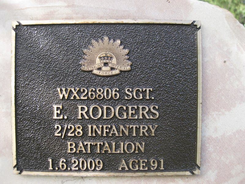 Elbert (Bill) RODGERS gravestone
