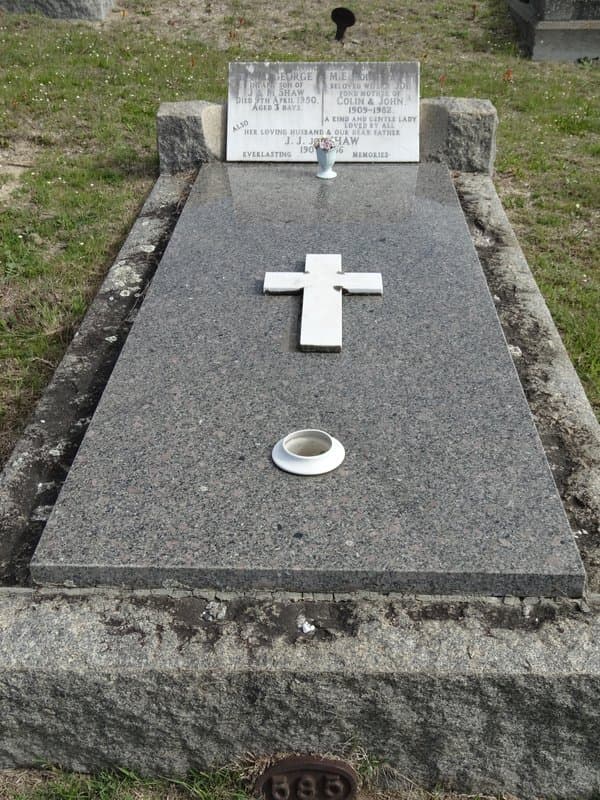 Joseph James SHAW gravestone