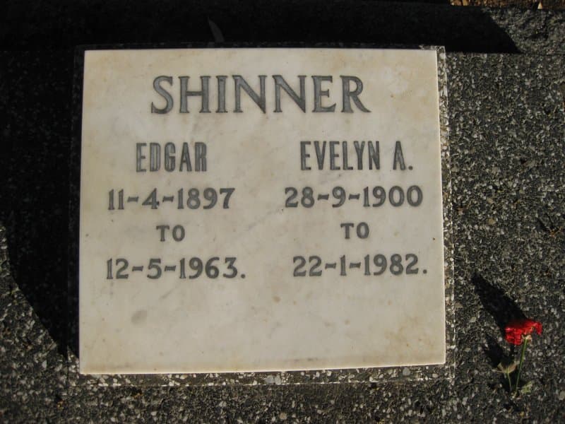 Edgar SHINNER gravestone