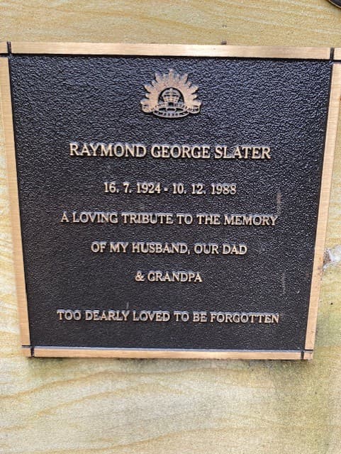 Raymond George SLATER gravestone