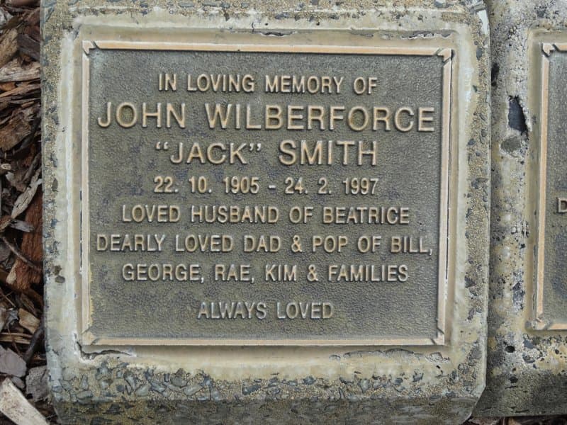 John Wilberforce SMITH gravestone