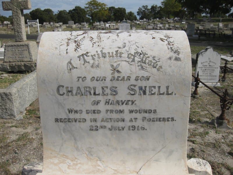 Charles SNELL gravestone