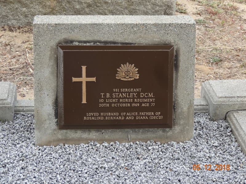 Thomas Brooke STANLEY gravestone