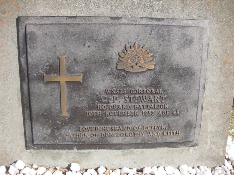 Charles Frank STEWART gravestone
