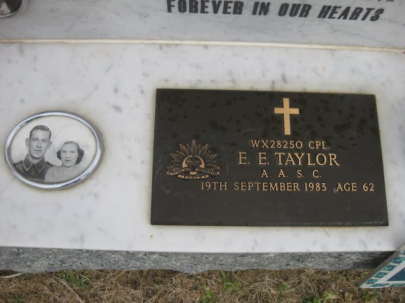 Edward Ellis TAYLOR gravestone