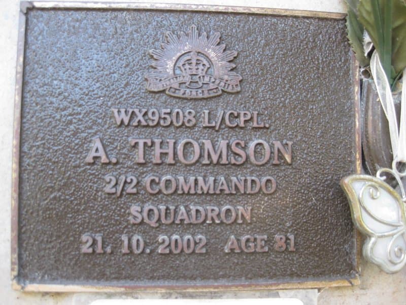 Alexander THOMSON gravestone