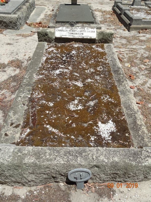 Charles Henry TOMKINSON gravestone