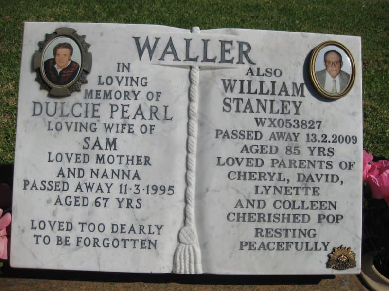 William Stanley WALLER gravestone