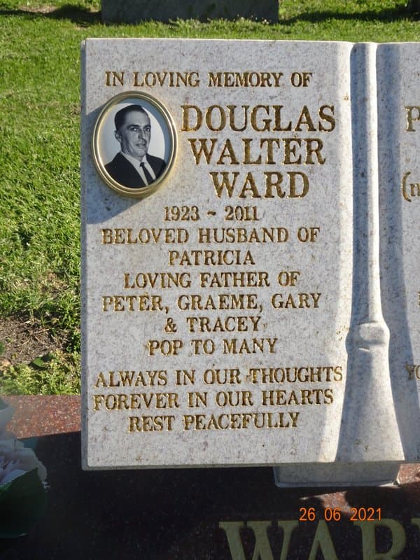 Douglas Walter WARD gravestone