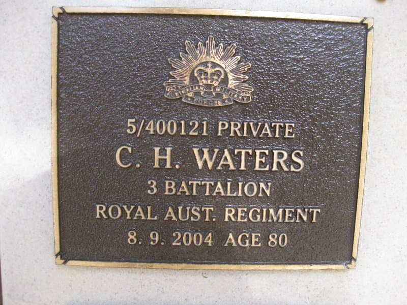 Charles Henry WATERS gravestone
