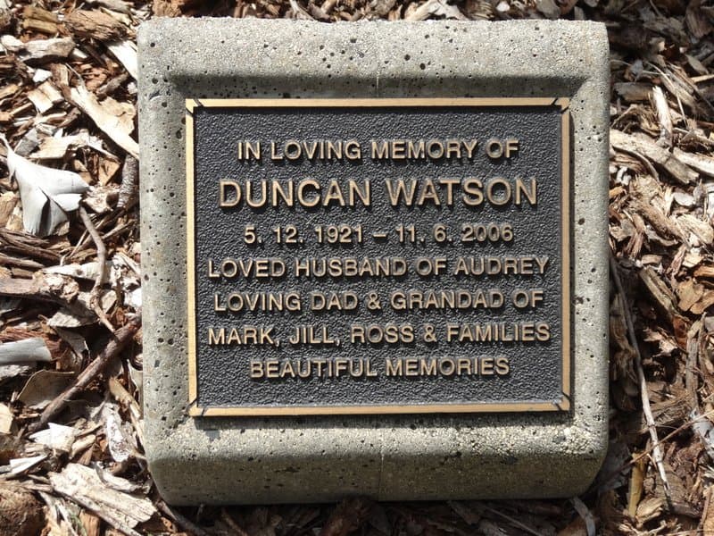 Duncan WATSON gravestone