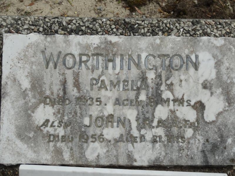 John WORTHINGTON gravestone