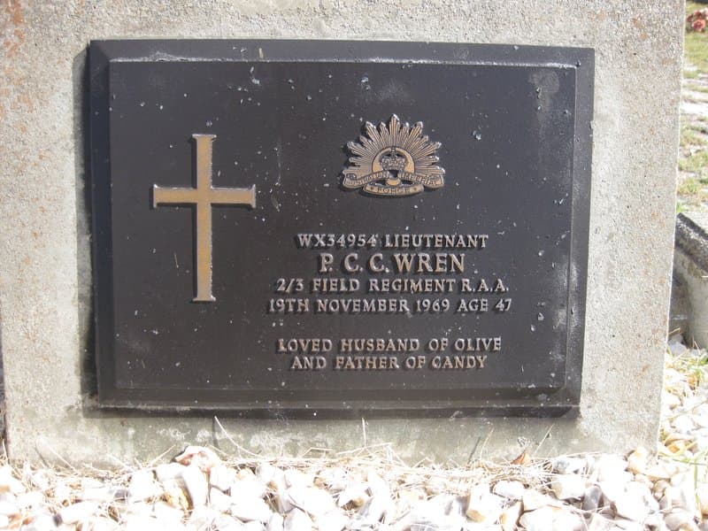 Peter Cuthbert Childs WREN gravestone