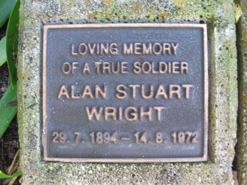 Allan Stuart WRIGHT gravestone