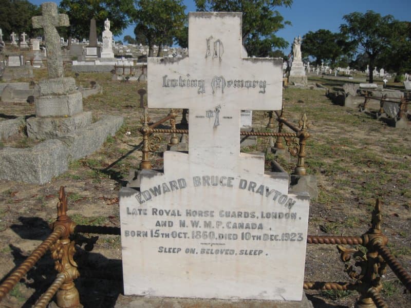 Edward Bruce DRAYTON gravestone photograph 1