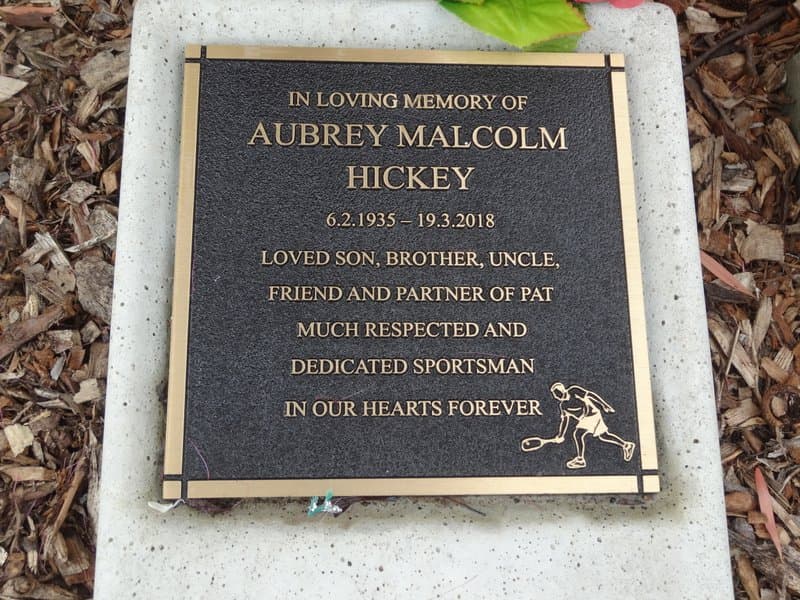 Aubrey Malcolm HICKEY gravestone photograph 1