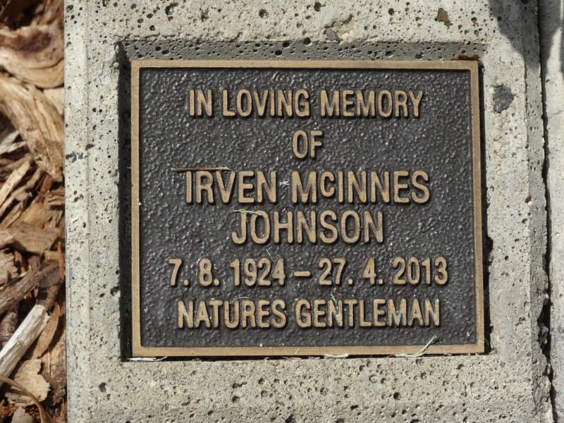 Irven McInnes JOHNSON gravestone photograph 2