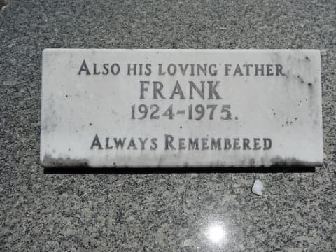 Francis Whitmore JONES gravestone photograph 2