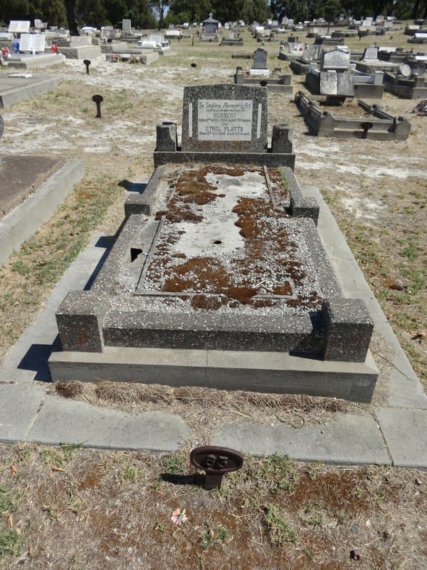 Herbert PLATTS gravestone photograph 2