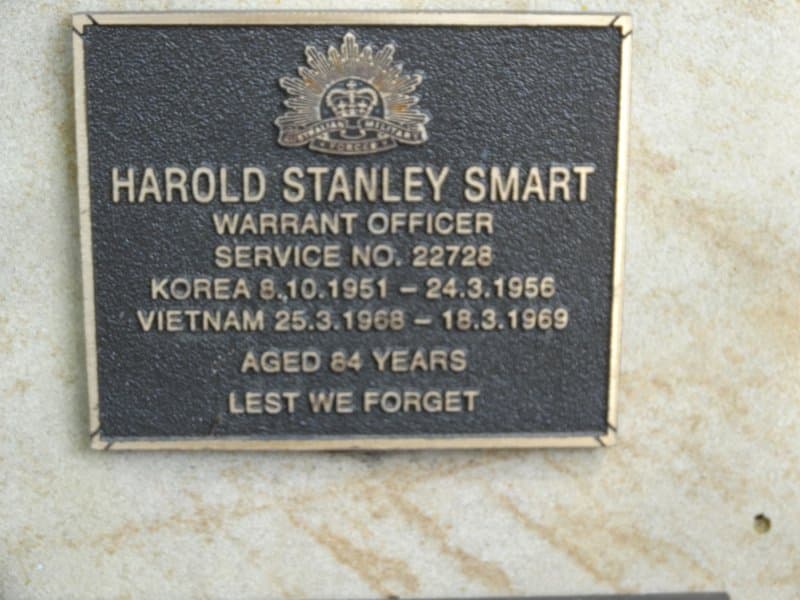 Harold Stanley SMART gravestone photograph 2