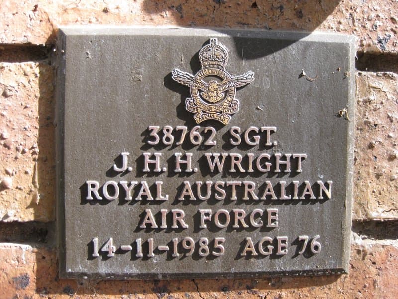 Allan Stuart WRIGHT gravestone photograph 3